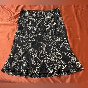 Medium Black Express Mermaid Silhouette Mid-Length Skirt 90's Fashion Whimsigoth